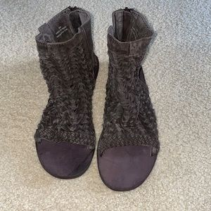 Free people woven gladiator sandals